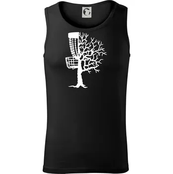 Pánské termoprádlo Disc golf pozor strom - Tílko pánské Core - M ( Černá )