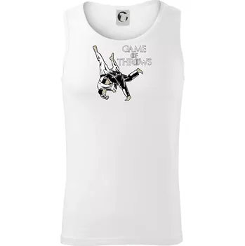 Game of Throws Judo - Tílko pánské Core - M ( Bílá )