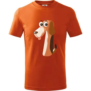 Věk dítětě zvíře 1 - Tričko dětské bavlněné - 104-110cm / 3-4 roky ( Oranžová )