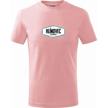 Hora Klínovec - Tričko dětské bavlněné - 98 cm / 2 roky ( Růžová )