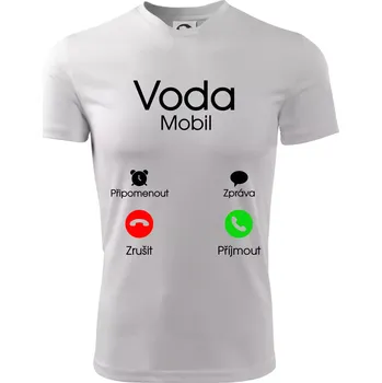 Voda volá - Dětské triko sportovní (dresovina) - 158 cm/12 let ( Bílá )