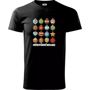 Pánské tričko Mám pěkný koule - Triko extra velké (5-8XL) - 8XL ( Černá )