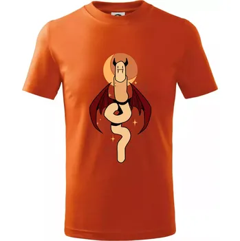 Chlapecké tričko Žížala upír (Alexis Citrine) - Tričko dětské bavlněné - 122 cm/6 let ( Oranžová )