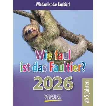 První čtění Wie faul ist das Faultier? 2026 - Korsch Verlag