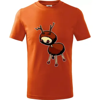 Chlapecké oblečení Kaštanový jelínek - Tričko dětské bavlněné - 158 cm/12 let ( Oranžová )