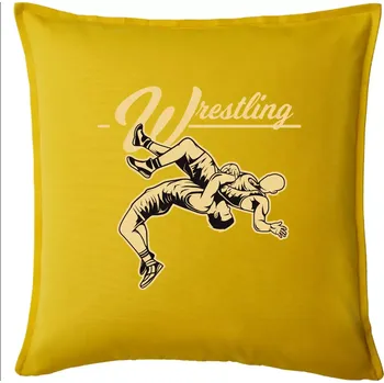 Polštář Wrestling v boji - Polštář 50x50 - 50x50 - Pouze potah ( Žlutá )