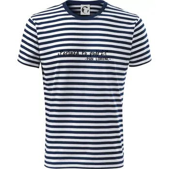 Pánské oblečení Stavíme svépomoci - Perlinka to podrží - Triko na vodu - XL ( Prouhovaná )