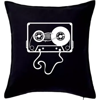 Polštář Gramo kazeta - Polštář 50x50 - 50x50 - Pouze potah ( Černá )