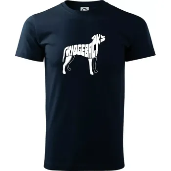 Pánské tričko Ridgeback - Triko extra velké (5-8XL) - 6XL ( Námořní modrá (velmi tmavá - téměř černá) )