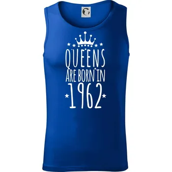 Queens are born in 1962 - Tílko pánské Core - XL ( Královská modrá )