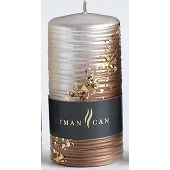 Svíčka Svíčka STARDUST VÁLEC vánoční d7x17,5cm