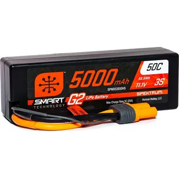RC model letadla Spektrum Smart G2 LiPo 11.1V 5000mAh 50C HC IC5