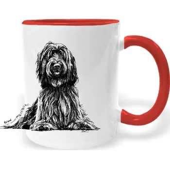 Hrnek - Briard Barva: Červená