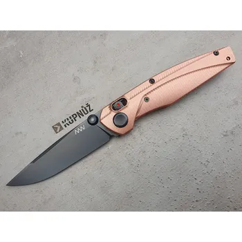 kapesní nůž ANV Knives EDC zavírák A100 AL - DLC, ALock, Aluminium Rose Gold A100-034 - Elmax