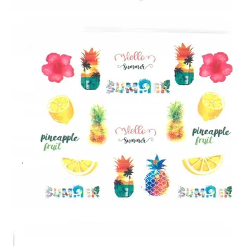 Samolepky na zdobení nehtů Allepaznokcie BN-1696, vícebarevné