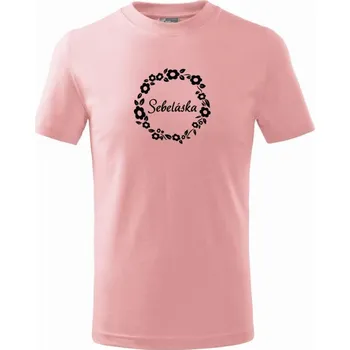 Chlapecké tričko Sebeláska - Tričko dětské bavlněné - 98 cm / 2 roky ( Růžová )