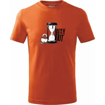 Chlapecké tričko Way Out - Tričko dětské bavlněné - 158 cm/12 let ( Oranžová )