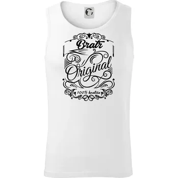 Vintage nejlepší bratr 100% kvalita - Tílko pánské Core - M ( Bílá )