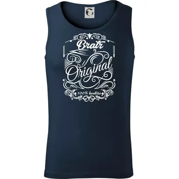 Vintage nejlepší bratr 100% kvalita - Tílko pánské Core - S ( Námořní modrá (téměř černá) )