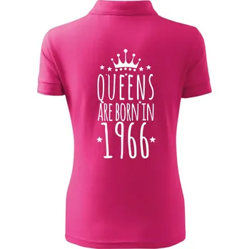 Queens are born in 1996 - Polokošile dámská Pique Polo - S ( Purpurová )