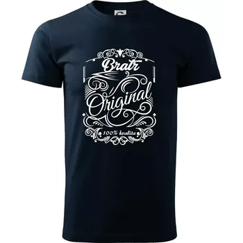 Pánské tričko Vintage nejlepší bratr 100% kvalita - Triko extra velké (5-8XL) - 6XL ( Námořní modrá (velmi tmavá - téměř černá) )