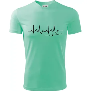 EKG kluzák - Dětské triko sportovní (dresovina) - 158 cm/12 let ( Mátová )