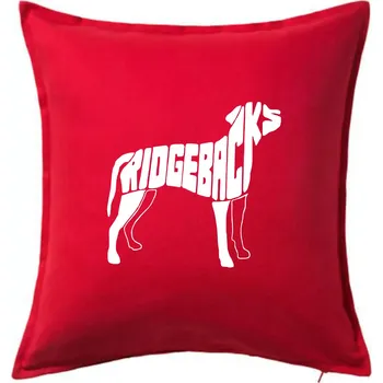 Polštář Ridgeback - Polštář 50x50 - 50x50 - Pouze potah ( Červená )