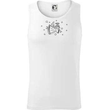 Andílek hrající - Tílko pánské Core - 2XL ( Bílá )