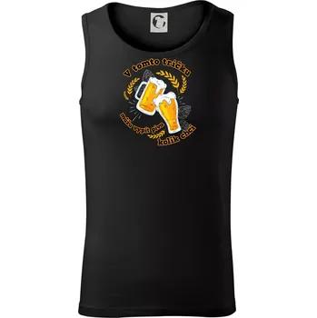 Pánské termoprádlo V tomto tričku můžu vypít piva kolik chci - Tílko pánské Core - 2XL ( Černá )