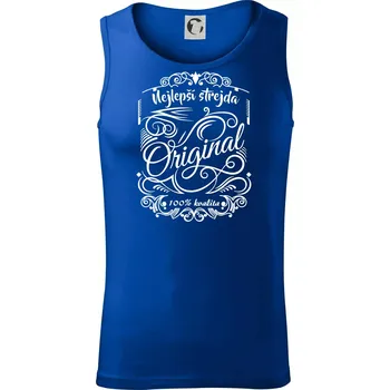 Vintage nejlepší strejda 100% kvalita - Tílko pánské Core - S ( Královská modrá )