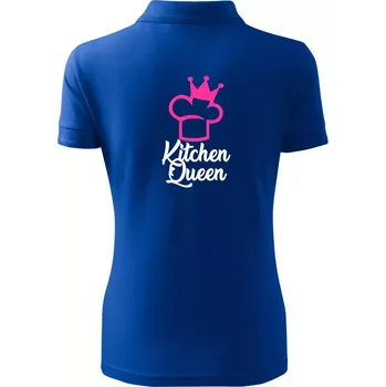 Kitchen Queen - Kuchařka - Polokošile dámská Pique Polo - XL ( Královská modrá )