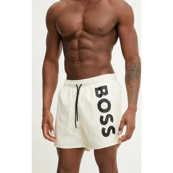 Plavkové šortky BOSS Octopus 50514502 béžová 01X, vel. S