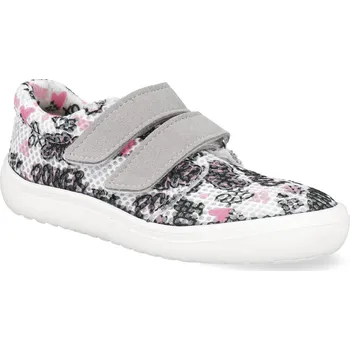 Barefoot dětské tenisky Jonap - B7 girl power bílé Velikost: 27