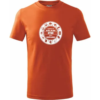 Chlapecké tričko Nesnáším být tak skvělý - Ryba - Tričko dětské bavlněné - 158 cm/12 let ( Oranžová )