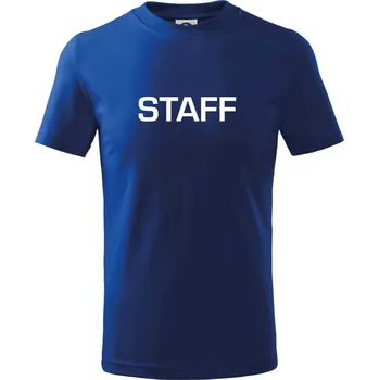 Chlapecké tričko Staff - Tričko dětské bavlněné - 98 cm / 2 roky ( Královská modrá )