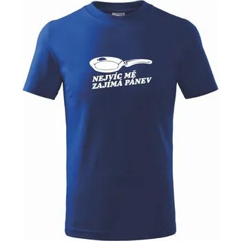 Nejvíc mě zajímá pánev - Tričko dětské bavlněné - 98 cm / 2 roky ( Královská modrá )