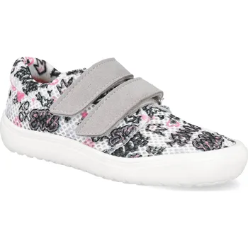 Barefoot dětské tenisky Jonap - B7 girl power bílé Slim Velikost: 29