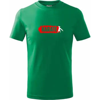 Chlapecké tričko Karate nápis - Tričko dětské bavlněné - 98 cm / 2 roky ( Středně zelená )