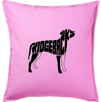 Polštář Ridgeback - Polštář 50x50 - 50x50 - Pouze potah ( Růžová )