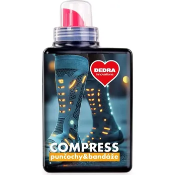 Prací gel DEDRA COMPRESS gel na praní kompresních punčoch, bandáží & ortéz 500 ml= 20 praní
