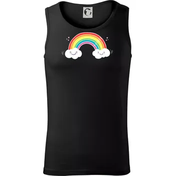 Veselá duha - Tílko pánské Core - XL ( Černá )