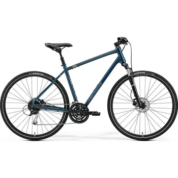 MERIDA CROSSWAY 100 TEAL-BLUE(SILVER-BLUE/LIME), vel. M