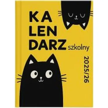 Diář Kalendarz 2025/2026 A5 tygodniowy szkolny Kot