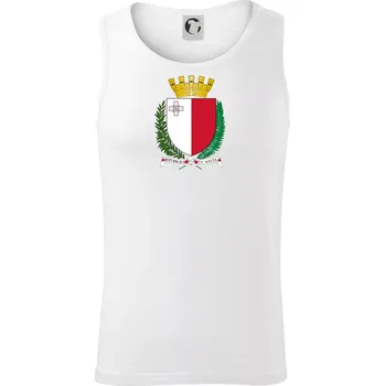 Malta - statní znak - Tílko pánské Core - L ( Bílá )