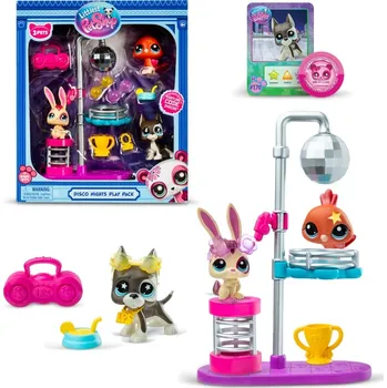 Littlest Pet Shop 00515 Hrací set 3 ks, Disco