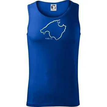 Mallorca - obrys ostrova - Tílko pánské Core - L ( Královská modrá )