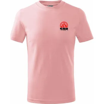 Dětská móda SDH logo - Tričko dětské bavlněné - 98 cm / 2 roky ( Růžová )