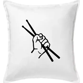 Polštář Paličky ruka - Polštář 50x50 - 50x50 - Pouze potah ( Bílá )