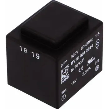 Transformátor BV EI 305 2814 transformátor 18V/2,3VA