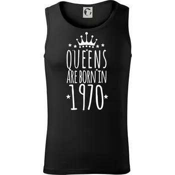 Pánské termoprádlo Queens are born in 1970 - Tílko pánské Core - 2XL ( Černá )